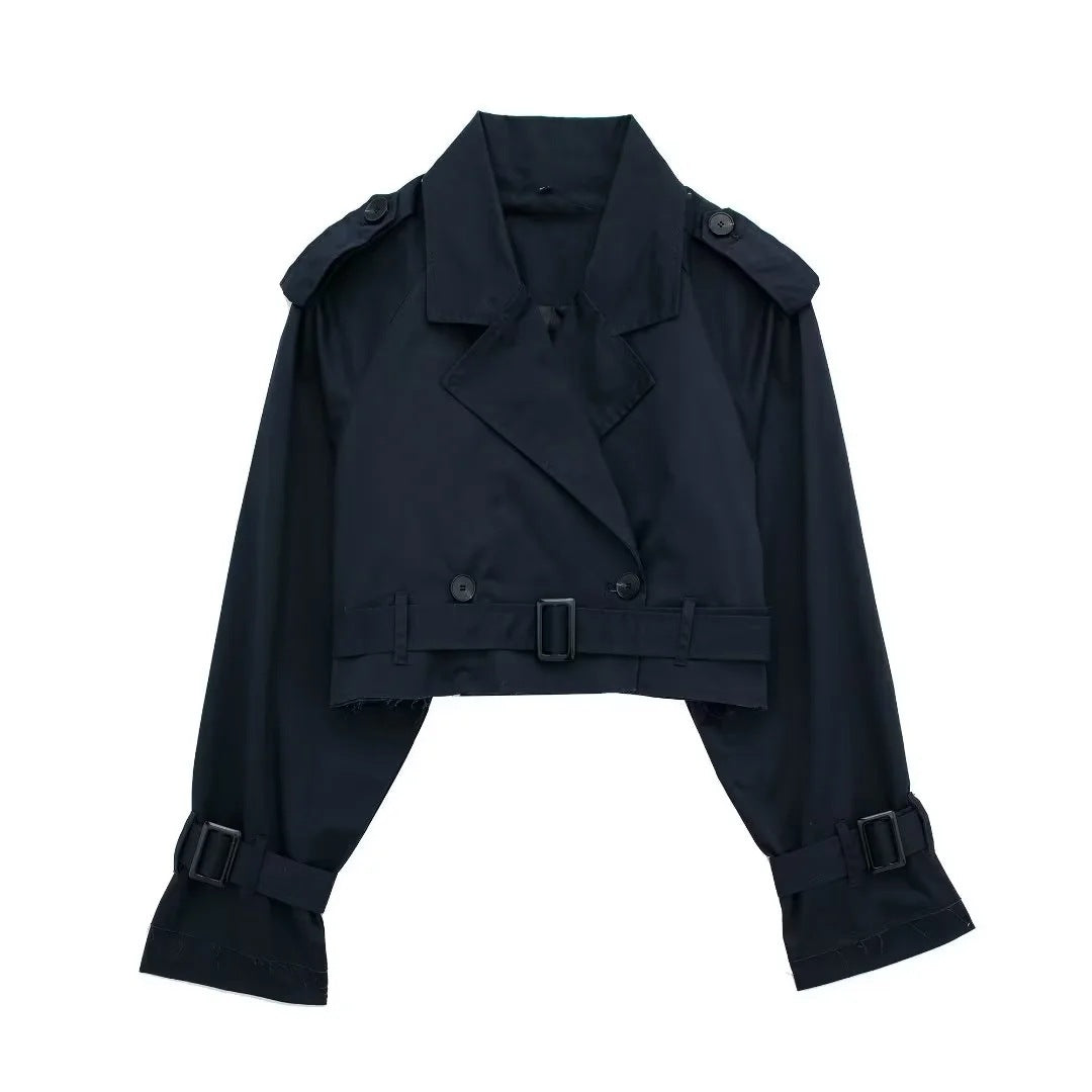 Elisah ™ | Cropped Trenchcoat