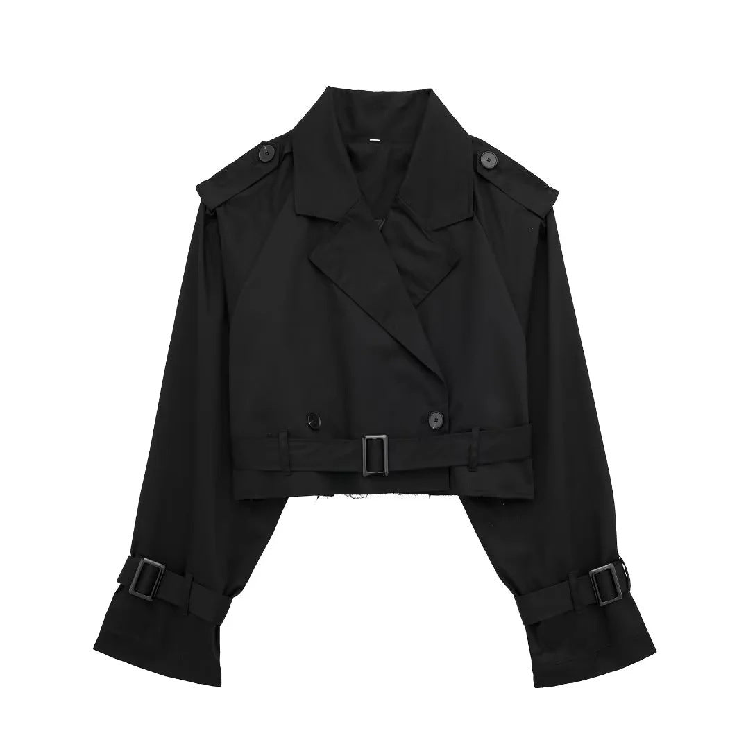 Elisah ™ | Cropped Trenchcoat