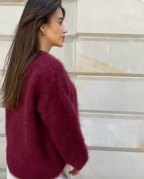 Aurora™ | Przytulny sweter w chmurki