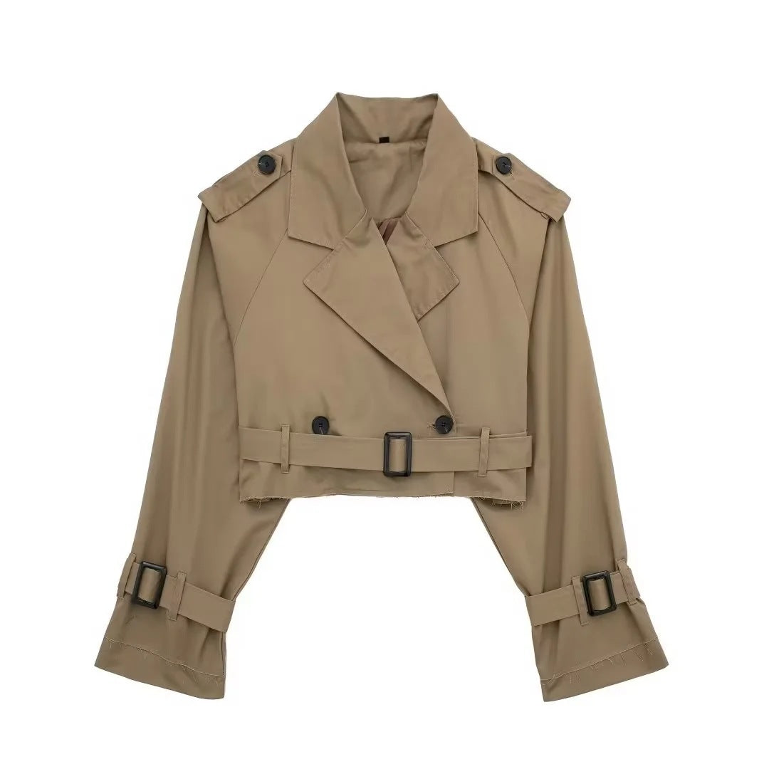 Elisah ™ | Cropped Trenchcoat