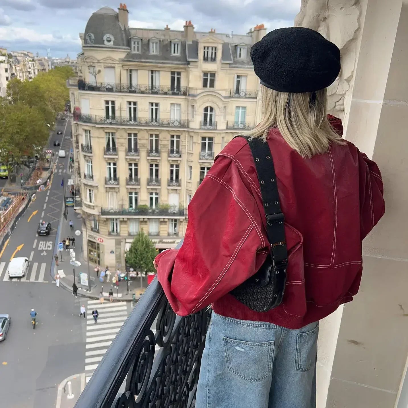 Faye™ – Oversized Leather Jacket